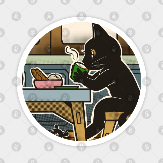 Breakfast Magnet by BATKEI